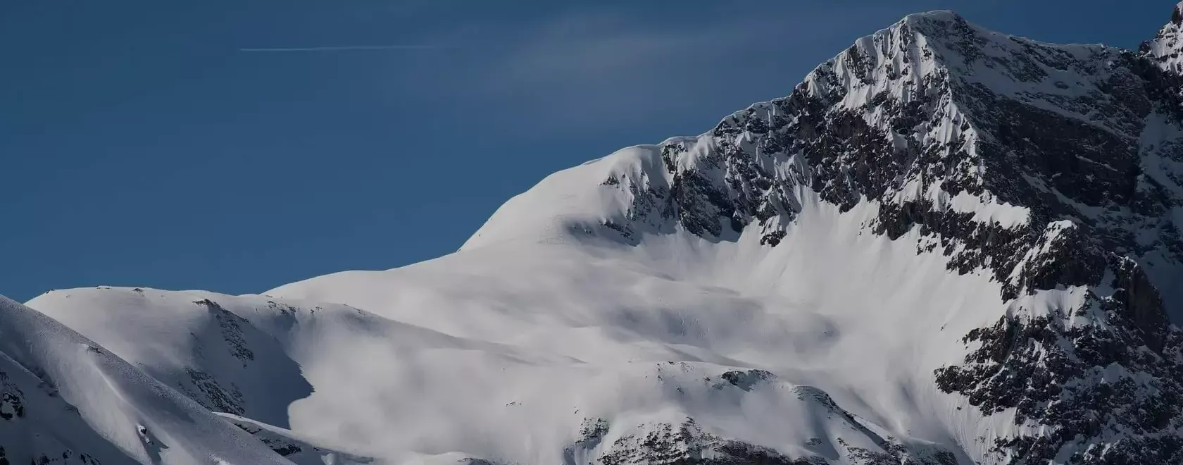 Snowed mountin in Les Gets.