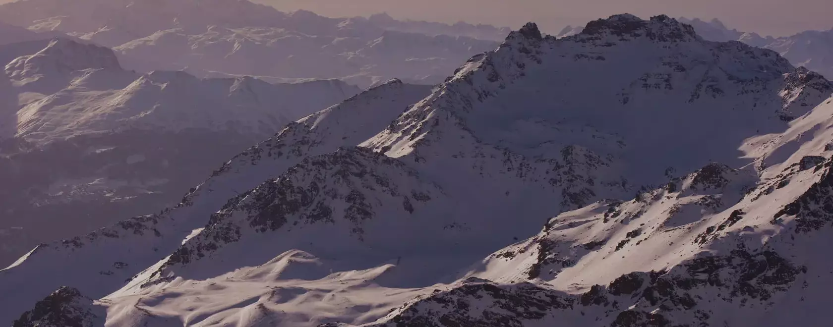 Mountain view in Les Deux Alpes.