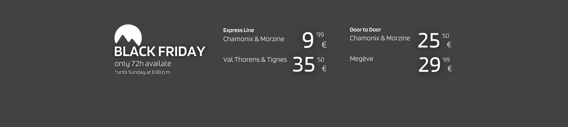 Transferts privés et partegés depuis Genève